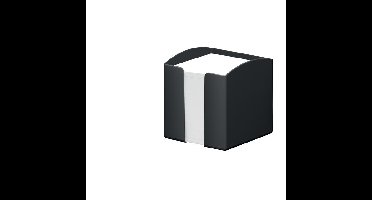 Memokubus durable eco zwart | 6 stuks