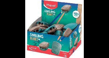 Puntenslijper maped smiling planet 2-gaats display