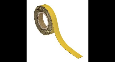 Magneetband maul schrijfbaar 10mx30mmx1mm geel