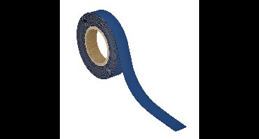 Magneetband maul schrijfbaar 10mx30mmx1mm blauw