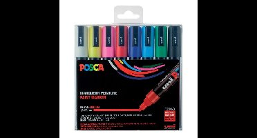 Paintmarker uni posca pc5m m 8st assorti