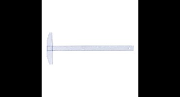 Tekenhaak aristo geocollege 75cm transparant | 5 stuks