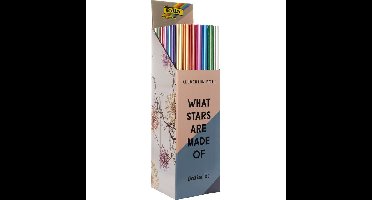 Knutselfolie folia 50x78cm 50 rollen assorti