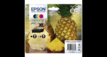 Inktcartridge epson 604xl t10h64 zwart + 3 kleuren | 8 stuks