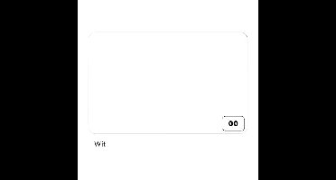 Fotokarton folia 300gr 50x70cm 00 wit | 10 stuks