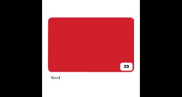 Fotokarton folia 300gr 50x70cm 20 vuurrood | 10 stuks