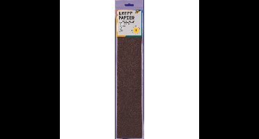 Crepepapier folia 50x250cm 115 chocoladebruin | 10 stuks