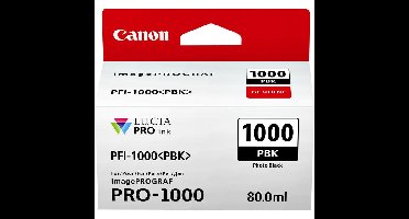 Inktcartridge canon pfi-1000 foto zwart