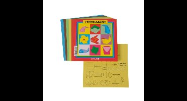 Vouwblaadjes papurys vierkant 12x12cm