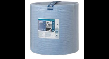 Poetspapier tork w1 premium 2laags blauw 130050