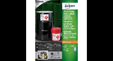 Etiket avery b7651-50 38x21mm polyester wit 3250st