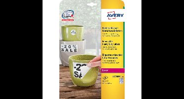 Etiket avery l4778rev 45.7x21.2mm wit 960stuks