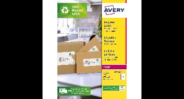 Etiket avery lr7169-100 99.1x139 recycled wt 400st | 5 stuks