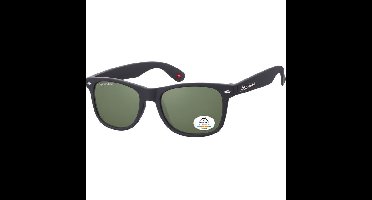 Zonnebril montana met groen g15 polar glas zwart