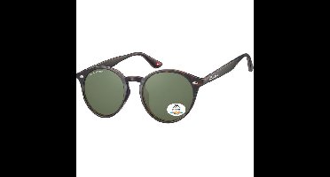 Zonnebril montana groen g15 polar rond glas turtle
