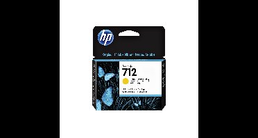 HP 712 29 ml inktcartridge voor DesignJet, geel