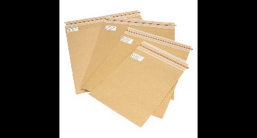 Sendbag verzendverpakking 34/38x45cm bruin