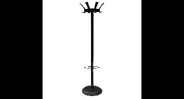 Kapstok brasq londen staand zwart
