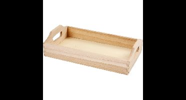 Dienblad creativ company hout 30x17x5cm