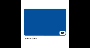 Etalagekarton folia 1z 48x68cm 380gr nr320 blauw | 10 stuks
