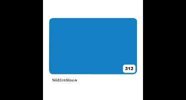 Etalagekarton Folia 1-zijdig 48x68cm 380gr nr312 middenblauw | 10 stuks