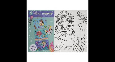 Canvasset om in te kleuren assorti