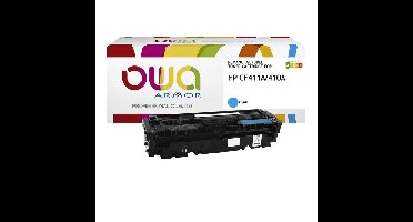 Tonercartridge owa hp cf411a blauw