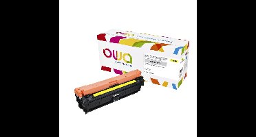 Tonercartridge owa hp ce742a geel