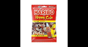 Snoep haribo happy cola zak 250gr | 10 stuks