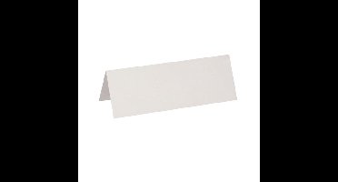 Tafelnaambord karton maul 21x7.5cm wit