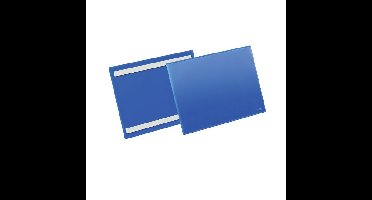 Documenthoes durable zelfklevend a4 liggend blauw