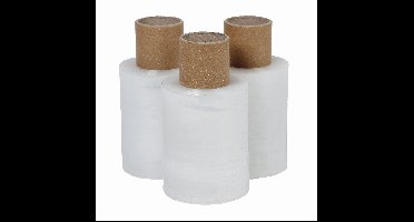 Wikkelfolie iezzy 100mmx150m 20mu transparant