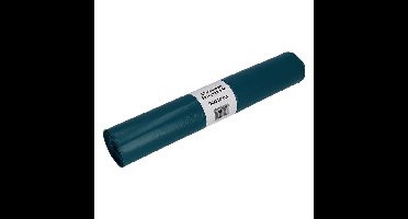 Afvalzak cleaninq 90x110cm recycled t60 160l blauw | 10 stuks