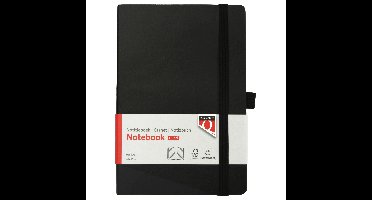 Notitieboek quantore a5 flex lijn 192blz 80gr zw
