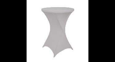 Tafelrok brasq voor statafel 80cm grijs