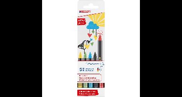 Fineliner edding 1200 f 5st glitter assorti