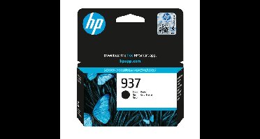 HP 937 originele zwarte inktcartridge
