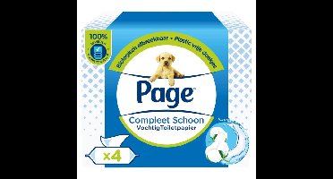 Vochtig toiletpapier page compleet schoon 38vel