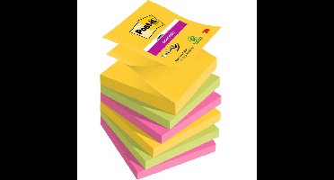 Memoblok post-it 3m z-note r330 ss carnival | 12 stuks