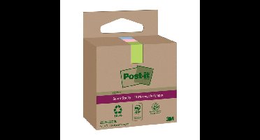 Memoblok 3m post-it 622 rss3col 47.6x47.6mm ass.kl | 12 stuks
