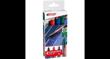 Viltstift edding 300 rond 1.5-3mm 4st assorti | 10 stuks