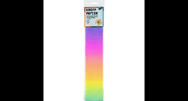Crepepapier folia 50x250cm 10vel 1650 regenboog