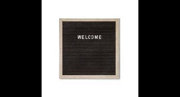 Letterbord IEZZY 30x30cm naturel hout | 8 stuks