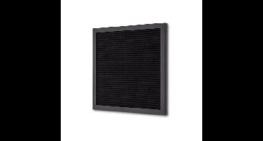 Letterbord iezzy 30x30cm zwart hout | 8 stuks