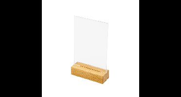 Menukaarthouder iezzy t tafeldisplay a6 hout | 20 stuks