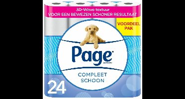 Toiletpapier page compleet schoon 2-laags 140v 24r