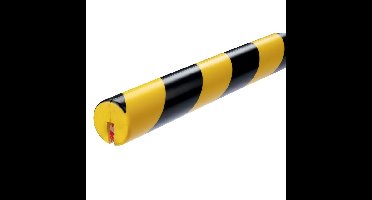 Beschermingsprofiel durable e8r hoek 1m geel zwart | 5 stuks
