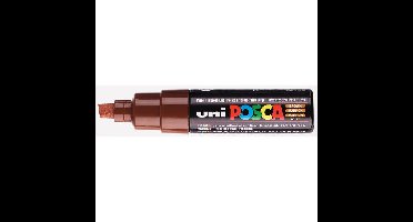 Paintmarker uni posca pc8k b schuin bruin