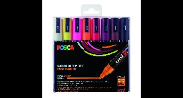 Paintmarker uni posca pc5m m 8st warme kleuren
