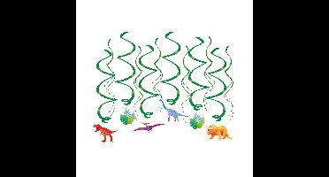 Swirl decorations dino